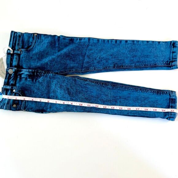 NWT Stella McCartney kids' blue acid wash stretchy skinny denim jeans,  Size 4 - Picture 12 of 13